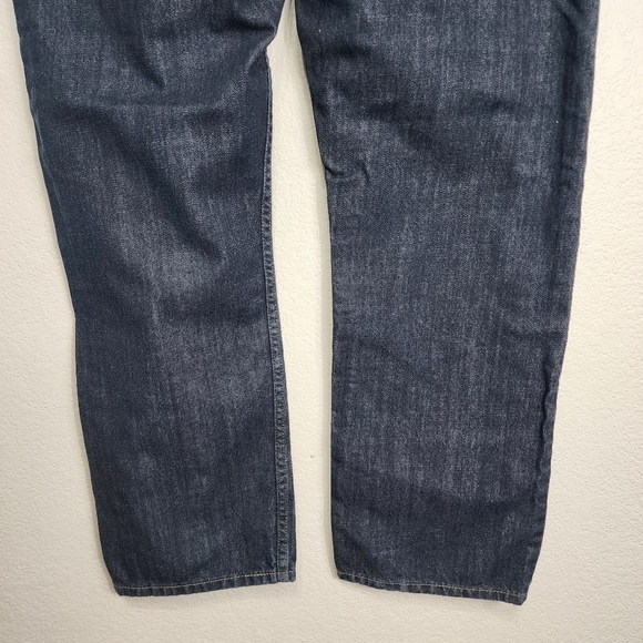 Levi's 505 Dark Wash Straight Fit Jeans Size 38x30 - Picture 5 of 9